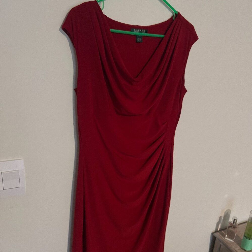Lauren Ralph Lauren red‎ dress size 14